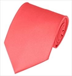 Coral Rose Traditional Necktie001